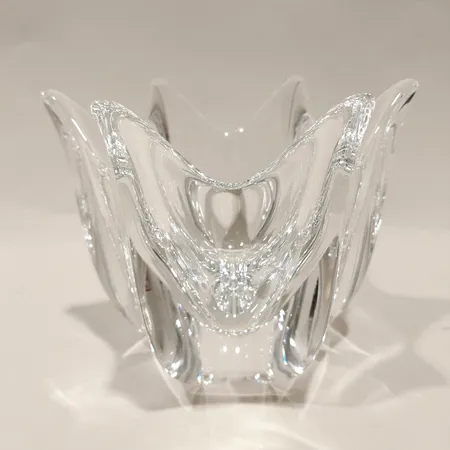 Skål Belle Tulpan Jan johansson Orrefors, höjd ca 13cm Ø16cm, kristall 