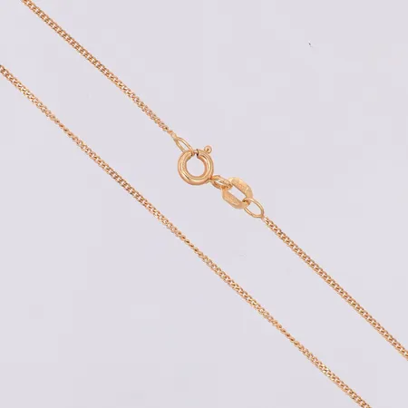 Kedja 38,5cm pansar, bredd:1mm, 18K Vikt: 1,6 g