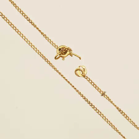 Kedja Pansar defekt, 18K  Vikt: 4,1 g