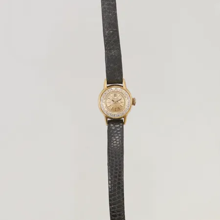 Damur Certina 18K 17mm manuell defekt läderband.