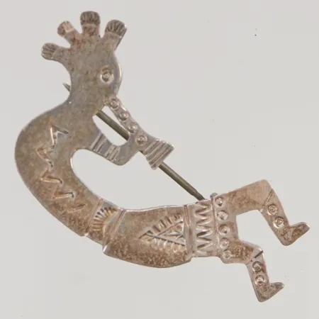 Brosch Rick Werito 40x24mm925/1000 Silver 2,8g.