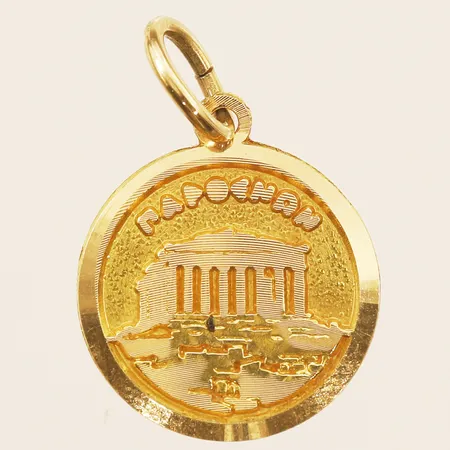 Hänge Parthenon Ø15mm, 14K Vikt: 1,3 g