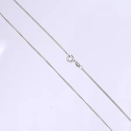 Halskedja pansar 48cm bredd 1mm silver 925/1000  Vikt: 2,4 g