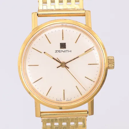 Herrur Zenith 18K manuell Ø34mm, 30.0320.360, armband korridor 18K längd 16,5cm bredd 17mm, inga tillbehör, bruttovikt 78,1g