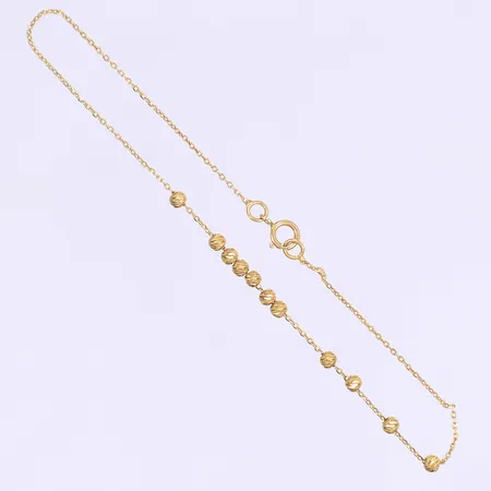 Armband 18cm bredd 1mm 21K  Vikt: 0,9 g