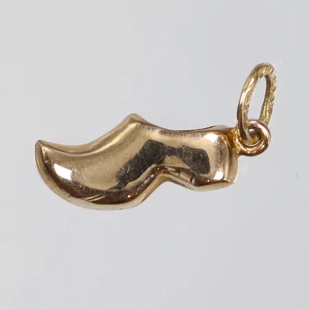 Hänge sko, 12x3mm, 18K Vikt: 0,5 g