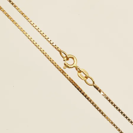Kedja Venezia längd 59,5cm, bredd ca 1,2mm, Balestra 18K Vikt: 5,8 g