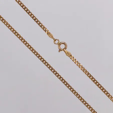 Kedja Pansar Guldfynd längd 42,5cm, bredd 2mm, 18K  Vikt: 3 g