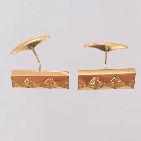Manschettknappar 24mm, kattfot, 18K Vikt: 11 g