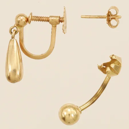 Diverse guld, defekt 18K Vikt: 1,5 g