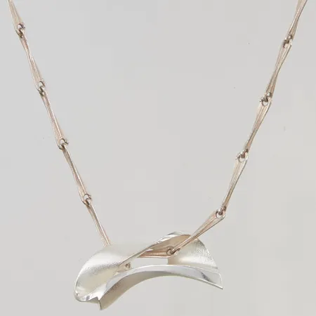 Collier Lapponia 46cm hänge 35x13mm, 925/1000 Silver 15,1g.