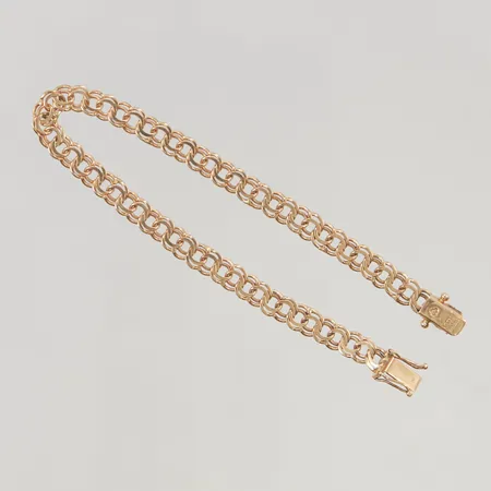Armband Bismarkc 19cm bredd 5mm 18K 9,6g.