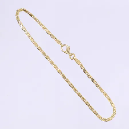 Armband Irrgång 20cm bredd 2mm 14K  Vikt: 2,9 g