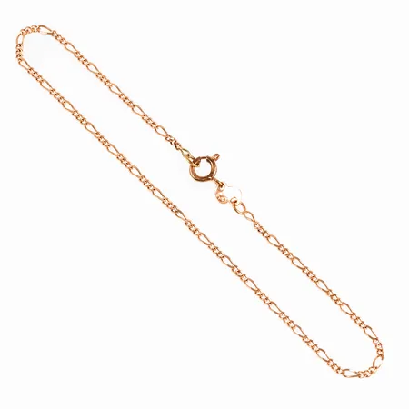 Armband Figaro 19cm, bredd 1,5mm 14K 1,0g. 