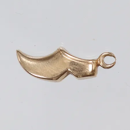 Hänge Sko, 19x5mm, 18K Vikt: 0,8 g