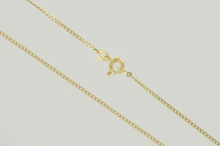 Halskedja pansar längd 45,5 cm bredd 1,3 mm, 18K  Vikt: 2,9 g