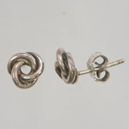 Ett par örhängen 8mm 925/1000 Silver 2,5g.