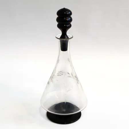 Karaff, höjd: 22cm, Blomstermotiv