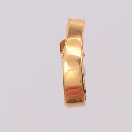 Udda örhänge Ø18mm, vikskador, 18K Vikt: 0,5 g