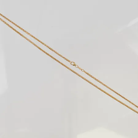 Kedja 57cm bredd 2mm 21K 5,4g.