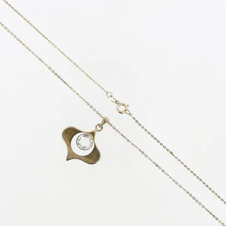 Kedja Ankar 42cm bredd:1mm, hänge med sten 25x30mm, silver 925/1000 Vikt: 3,6 g