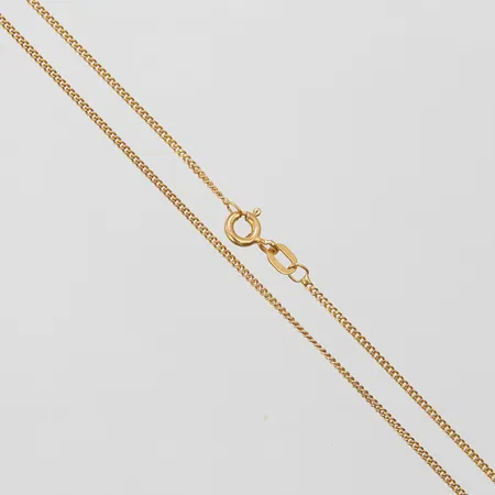 Kedja Pansar längd: 42,8cm, bredd: 1,2mm, trögt lås, 18K Vikt: 2,5 g
