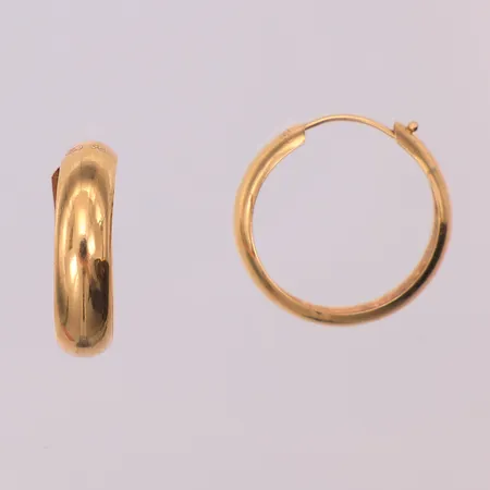 Örhängen Ø18mm, SJ, 18K Vikt: 1,1 g