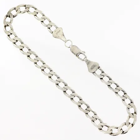 Armband Pansar längd 24cm, bredd 6mm, silver 925/1000 Vikt: 14,7 g
