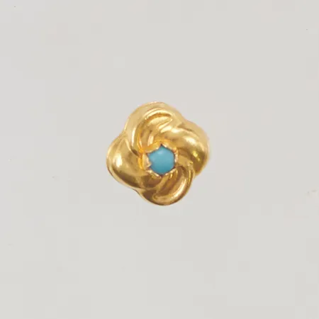 Omaka örhänge 10mm 18K 0,9g.