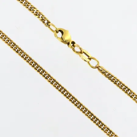 Kedja Pansar 50cm, bredd ca 2mm, 18K Vikt: 10,1 g