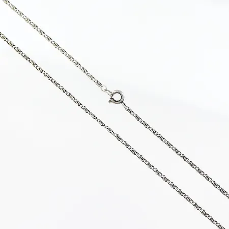 Kedja längd 45cm, bredd 1,5mm, silver 925/1000  Vikt: 3,2 g