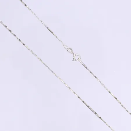 Halskedja Venezia 42cm bredd 1mm silver 925/1000 Vikt: 3,2 g