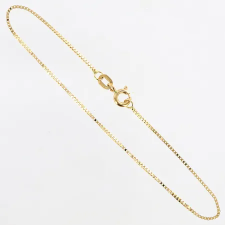 Armband Venezia 17cm, bredd 0,9mm, GHA, Etui, 18K Vikt: 1,1 g