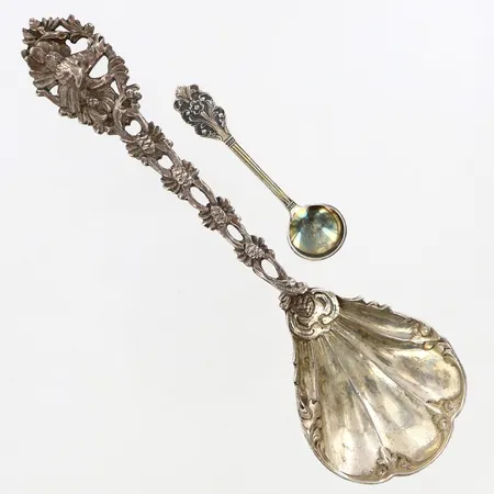 2 Skedar, 15cm & 6cm, 830/1000 silver Vikt: 33,7 g