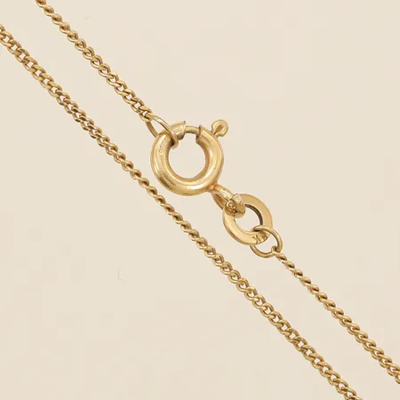 Kedja längd 42cm, bredd 1mm 8K  Vikt: 1,4 g