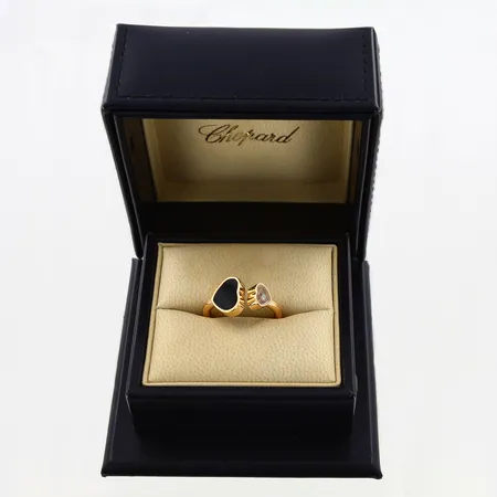 Ring Chopard Happy Diamonds, snr: 6541875 stl: 16½, i orginalask och ytterkartong, roséguld 18K Vikt: 4,2 g