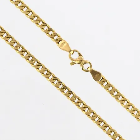 Pansar kedja ihållig, Längd: 48cm, Bredd: 3mm, GHA, 18K Vikt: 9,4 g