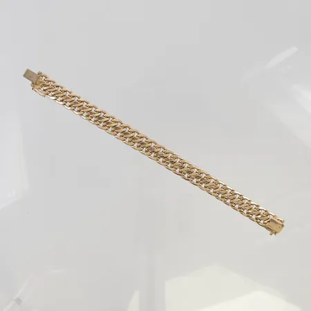 Armband 18,5cm bredd 11mm ihålig design 18K 17,0g.