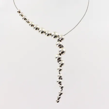 Collier Georg Jensen Moonlight Grapes justerbar längd 38,5, 40,5, 44,5cm originaletui, silver 925/1000 Vikt: 36,1 g