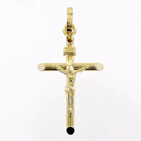 Hänge krucifix längd 38mm, bredd 20mm, 18K Vikt: 2,4 g