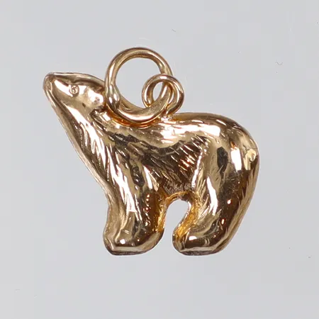 Hänge isbjörn, 13x1mm, 18K Vikt: 0,6 g