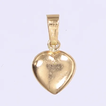 Hänge hjärta 16x9mm, Guldfynd, 18K  Vikt: 2,2 g