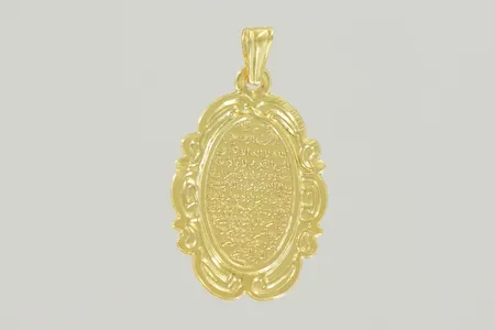 Hänge längd 3,5x2 cm, 21K  Vikt: 1,2 g