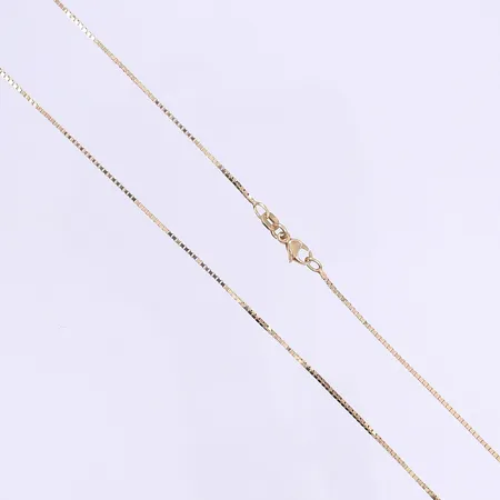 Halskedja Venezia 50cm, bredd 1mm, Guldfynd, 18K Vikt: 4,8 g