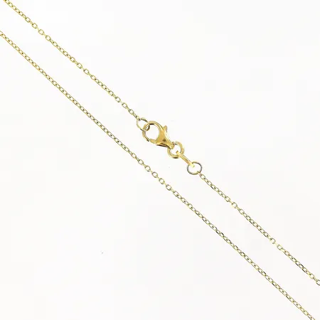 Kedja Ankar Guldfynd längd 42cm bredd ca 0,5mm 18K Vikt: 1,2 g