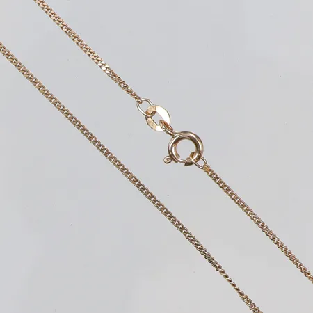 Kedja Pansar 42cm bredd 1mm Uno-A-Erre, Italien 18K Vikt: 2,8 g