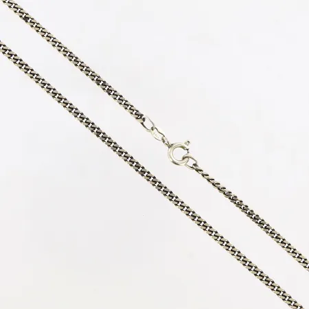 Kedja Pansar 42,5cm bredd:3mm, silver 925/1000 Vikt: 8 g