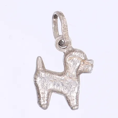 Hänge hund 22x13mm silver 925/1000  Vikt: 1 g
