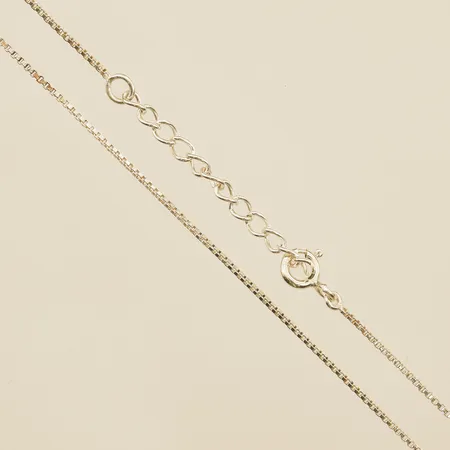 Kedja Venezia, justerbar längd 38-41cm, bredd 0,1mm Silver 925/1000 Vikt: 1,8 g