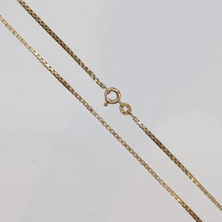 Halskedja Venezia, längd 52cm, bredd ca 2mm, 18K Vikt: 7,8 g